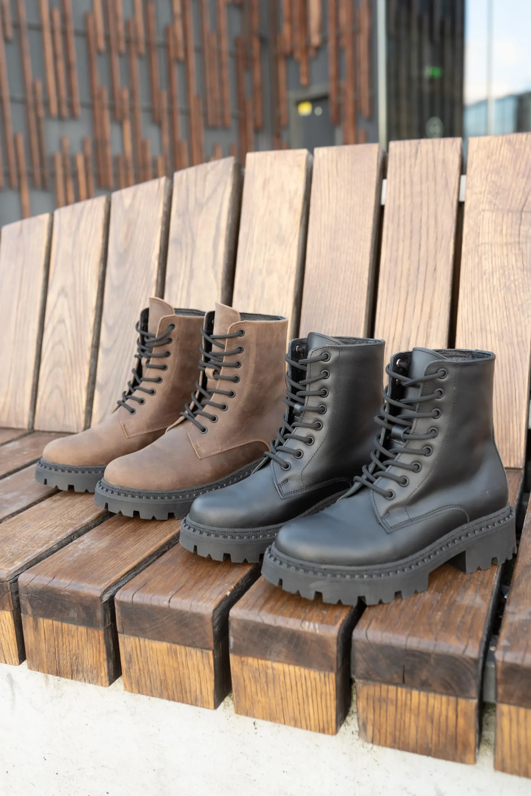 Handmade Women Leather Boots Colors Available Black Brown