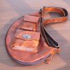 Men's Brown Travel Crossbody Bag Leather Shoulder Gifts